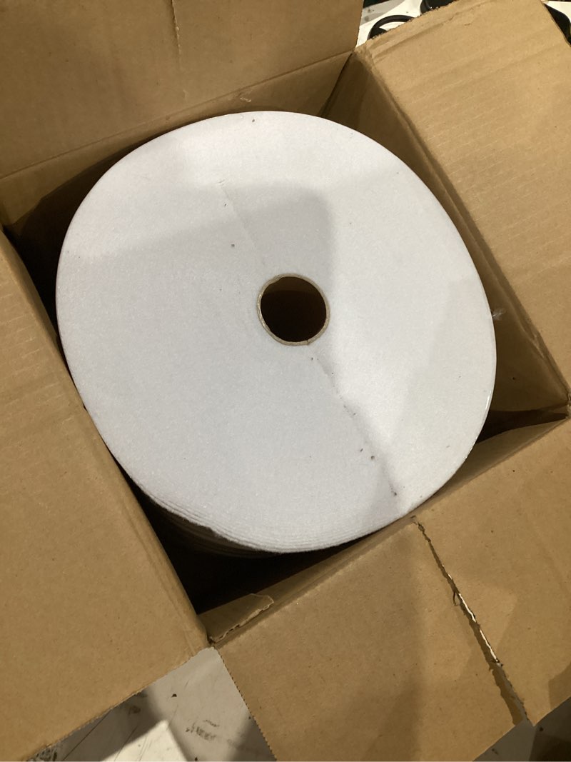 Condition photo showing As Is for 3 rolls jelly roll batting strips for rugs, jelly roll fabric 2 1/4 inch total 150 yards cotton blend quilt batting with accessories sasher tool awl tube maker ruler quilting for upholstery projects 3pcs