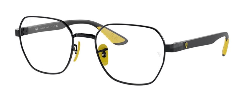 Ray-Ban RX6594M F094 Men's Glasses Black Size 54 - Blue Light Block Available