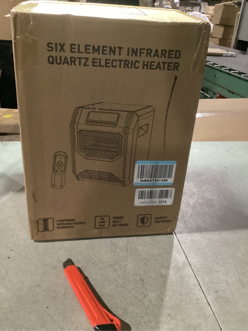 Condition photo showing New/Like New for DR. INFRARED HEATER DR-978 New Upgraded Dual Heating Hybrid Portable Infrared Space Heater, 1500W with Remote
