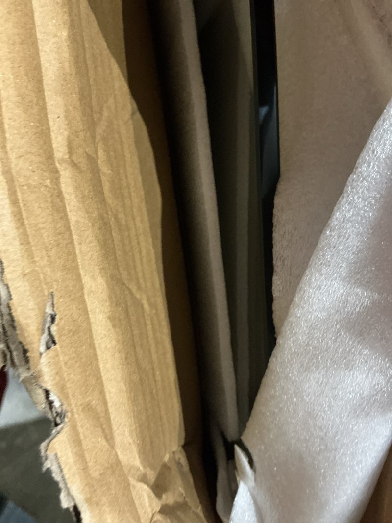 Condition photo showing As Is for kantek extra-wide glass monitor riser with 8mm tempered glass platform and 60-pound capacity, clear glass (ms380), 3.3" x 39.4" x 10.2" extra wide