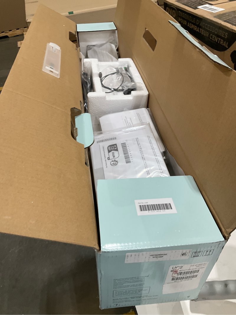 Condition photo showing Good Condition for Sony S100F 2.0ch Soundbar with Bass Reflex Speaker, Integrated Tweeter and Bluetooth, (HTS100F), easy setup, compact, home office use with clear sound black