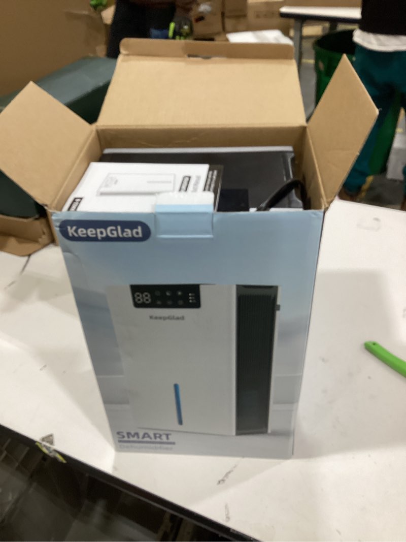 Condition photo showing New/Like New for Dehumidifiers for Home, Basement Bedroom Bathroom with Auto Shut Off, Washable Air Filter, Timer Setting