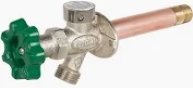 Prier P-164D12 Quarter-Turn Frost Free Anti-Siphon Outdoor Hydrant, 12-Inch, Satin Nickel Plated