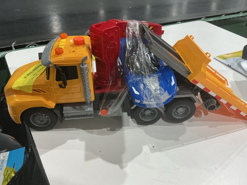 dwi dowellin toy truck transport cars carrier with racing car for kids toddlers,birthday gifts for boy toddler child 3 4 5 6 years old