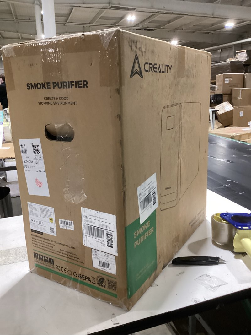 Condition photo showing Good Condition for Creality 3D Printer Air Purifier, High-Dense Activated Carbon, 360°All-Round Purification, Long Filt