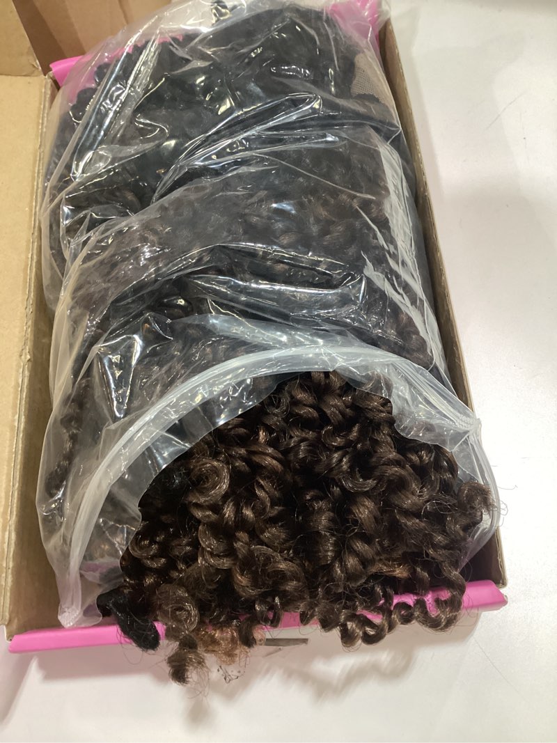 YOKABOOM Ombre Chocolate Brown 13x6 Soft Faux Locs Lace Front Wig with Baby Hair Synthetic Pre-twist