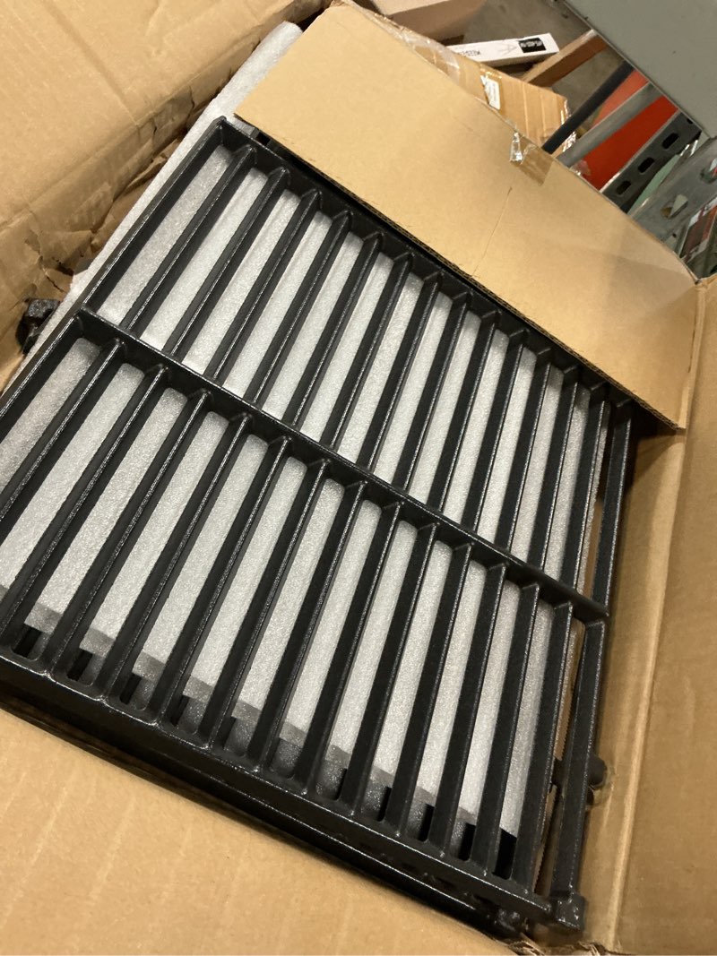 Condition photo showing Good Condition for ( incomplete  ) 66095 genesis ii grill grates for weber genesis ii/ ii lx300 series e-325 e-310 e-330 e-315 s-345 grill parts, for weber genesis 2 s-310 ii s-335 ii e-335 ii se-335 ii se-310 66802 66805 grill grates cast iron black-66095 grates