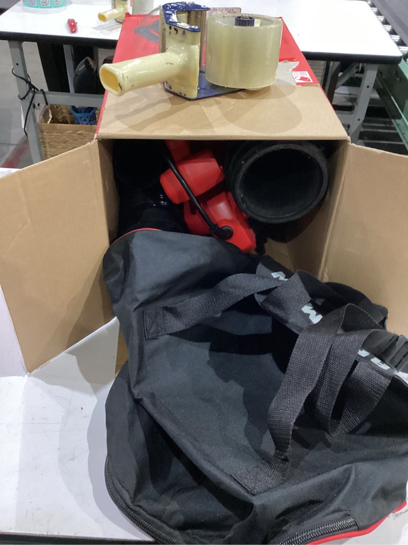 Condition photo showing Good Condition for craftsman 3-in-1 leaf blower, vacuum and mulcher, backpack blower up to 260 mph, 12 amp, corded electric leaf collector (cmebl7000) 260 mph blower/vac