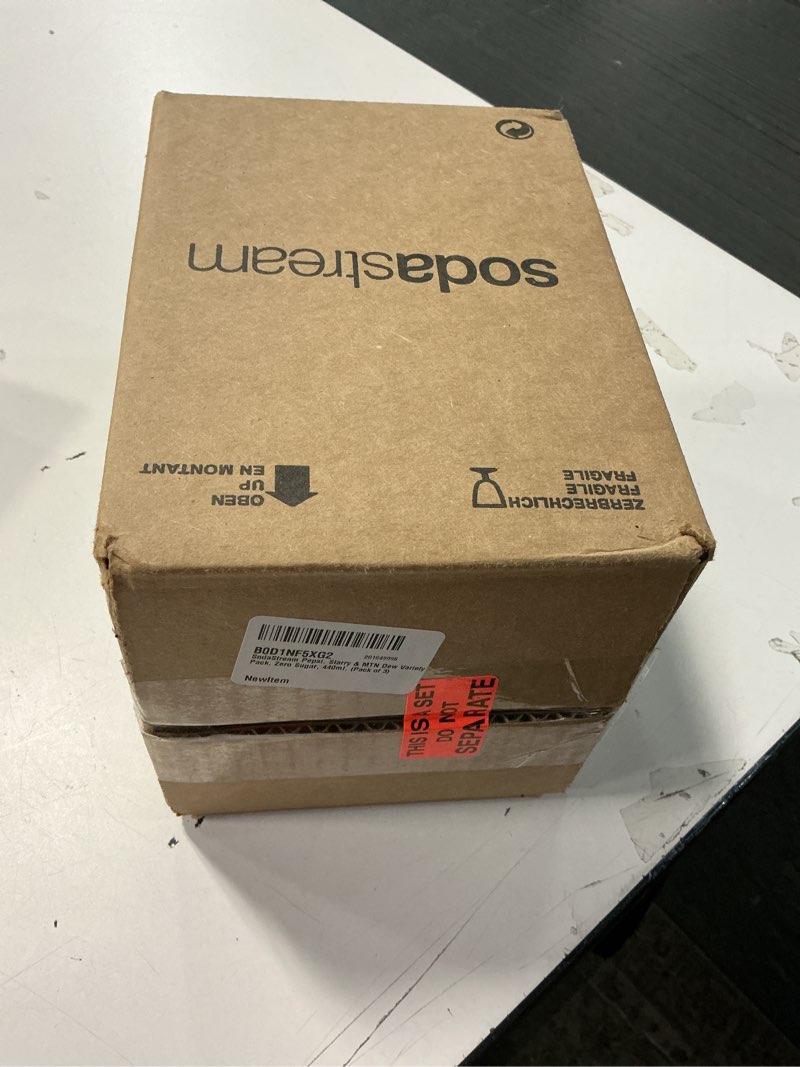 Condition photo showing New/Like New for SodaStream Pepsi, Starry & MTN Dew Variety Pack, Zero Sugar, 440ml, (Pack of 3) Pepsi, Starry & MTN Dew Zero 384 Fl Oz (Pack of 3)