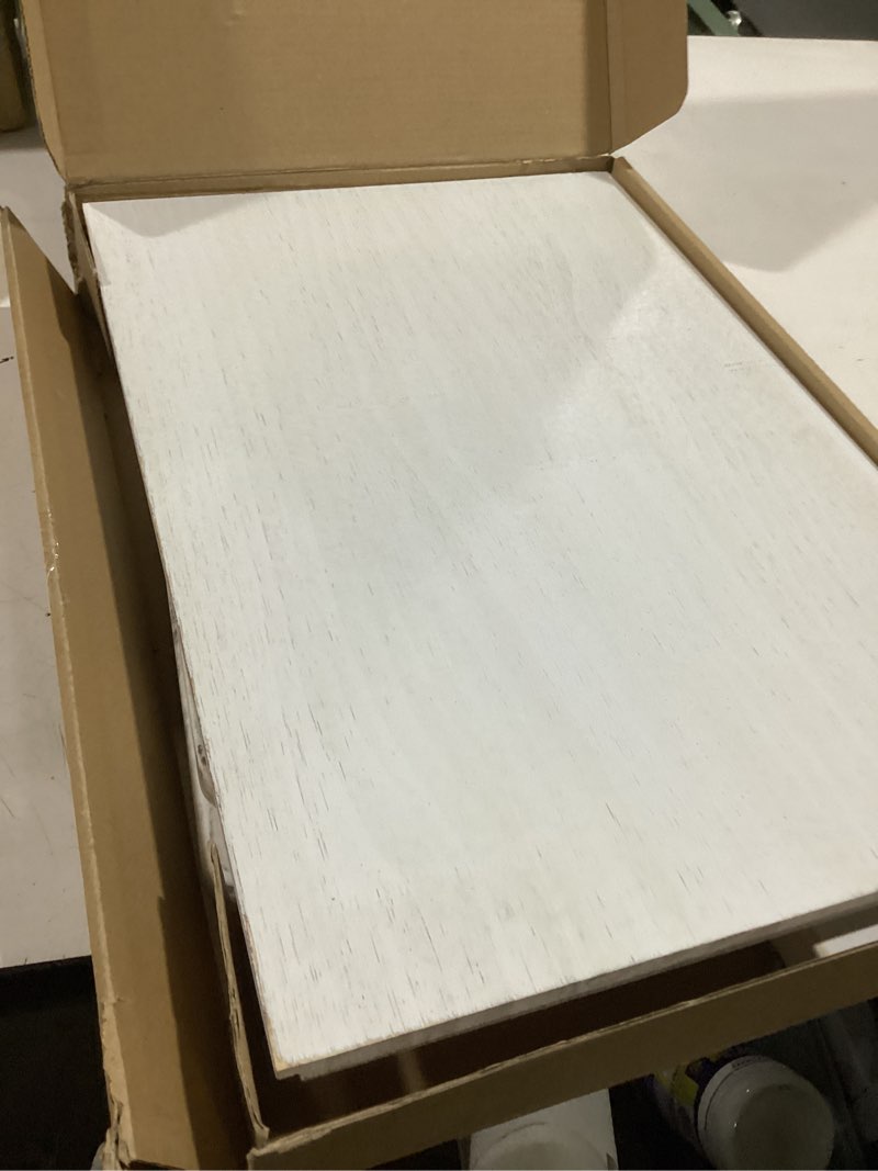 Condition photo showing Good Condition for newborn photography props bed prop white – mini wooden baby photography bed for newborn photoshoots, clean classic posing prop for studio or home sessions mini bed white