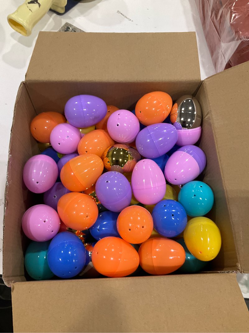 Condition photo showing Good Condition for kiss monkey 70 pcs prefilled easter eggs with toys,filled easter eggs with toys inside,easter basket stuffers for kids,prefilled eggs for easter egg hunt,easter party favors for kids,classroom prizes 70 pcs-easter eggs filled with toys
