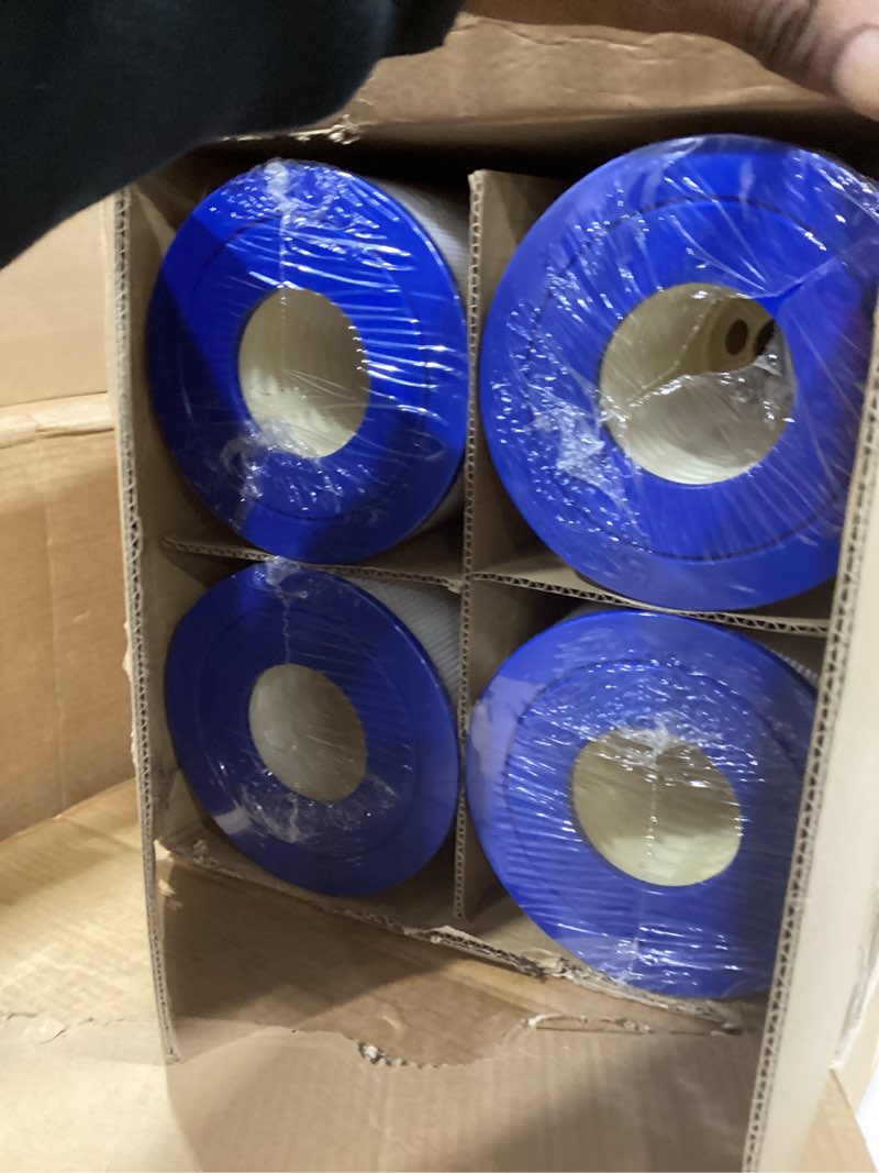 Condition photo showing Good Condition for pool filter compatible with cx1280re, cx1280xre, cx1280-xre, swimclear c5030, swimclear c5025, c-7494, pa131/ -4/ pak4, fc-1227, 4 pack