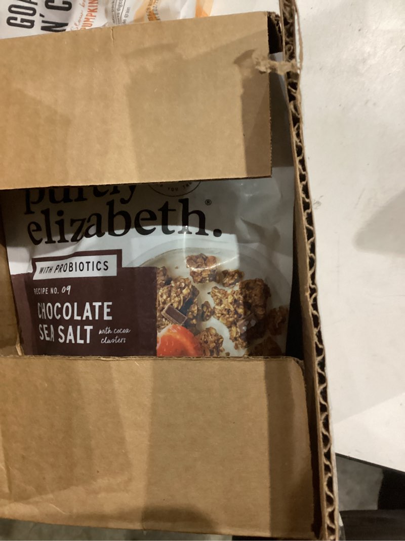 Condition photo showing New/Like New for Purely Elizabeth Ancient Grain Granola, Variety Pack, (3 ct.) Top Sellers Variety Pack 3 Piece Set