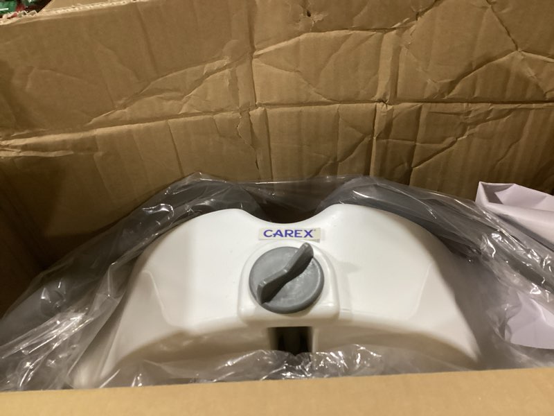 Condition photo showing Good Condition for VMS Raised Toilet Seat with Removable Handles & Locking Seat | Adds 5" to Toilet Seat Height | Ergonomic Contour Design & Detachable, Padded Arms for Safety & Comfort for Seniors and Medical Home Care