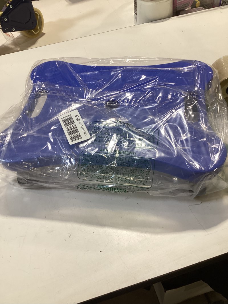 Condition photo showing New/Like New for Champion Sports Scooter Board – Choice of Handles or No Handles, Durable Plastic Scooters for Youth Gym & PE Class, Indoor & Outdoor Play, Non-Marring Wheels, Multiple Sizes & Colors Blue 16 Inch (With Handles)