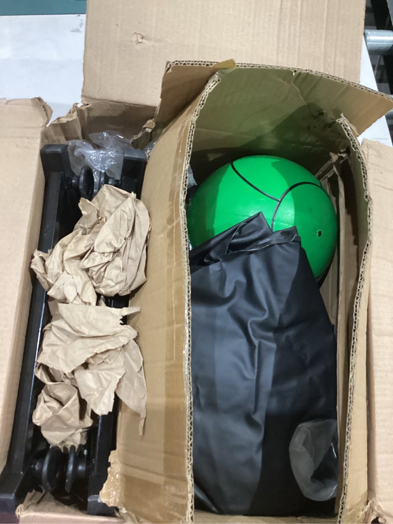 Condition photo showing As Is for GADFISH Portable Tetherball Set with Ball and Rope, Adjustable Height Rack with Water Bag Base, Suitable for Playing in Indoor & Outdoor, Playground, Backyard (Black)