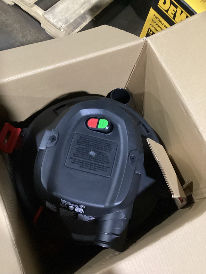 Condition photo showing Good Condition for shop-vac 5983389 wet/dry vacuum cleaner, 16 gallon, 6.5 peak hp, 2.50 inch diameter x 8 foot hose, 18 foot cord, ideal for jobsite, garage & workshop