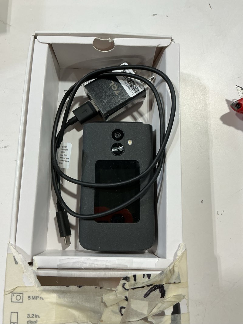 Condition photo showing Good Condition for verizon prepaid tcl tcl flip go 3, gray -prepaid smartphone [locked to verizon prepaid]