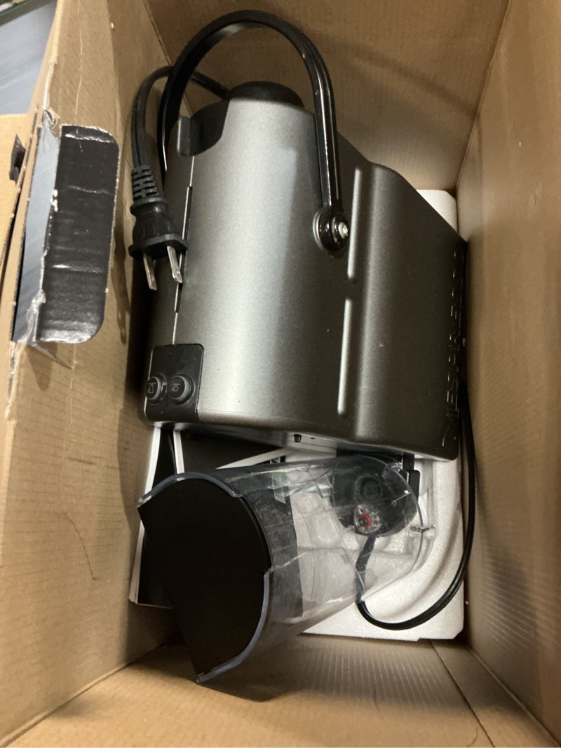 Condition photo showing As Is for nespresso inissia espresso machine by de'longhi,24 oz, black machine only black