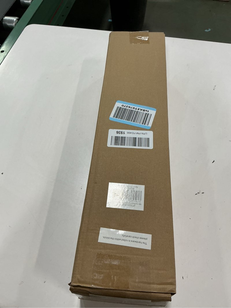 Condition photo showing New/Like New for LazBlinds No Tools No Drill Cordless Bamboo Roman Shades, Privacy Window Treatment, Roll Up Bamboo Blinds for Windows 21'' W x 64'' H, Natural Privacy-natural 21" W x 64" H