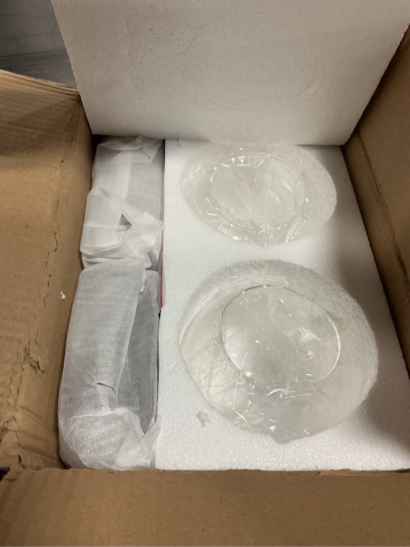 Condition photo showing Good Condition for fiyueoyi black wall sconces set of two,modern wall sconce light with clear glass shade,bathroom vanity light fixtures,farmhouse wall lights for living room, hallway,kitchen black-2