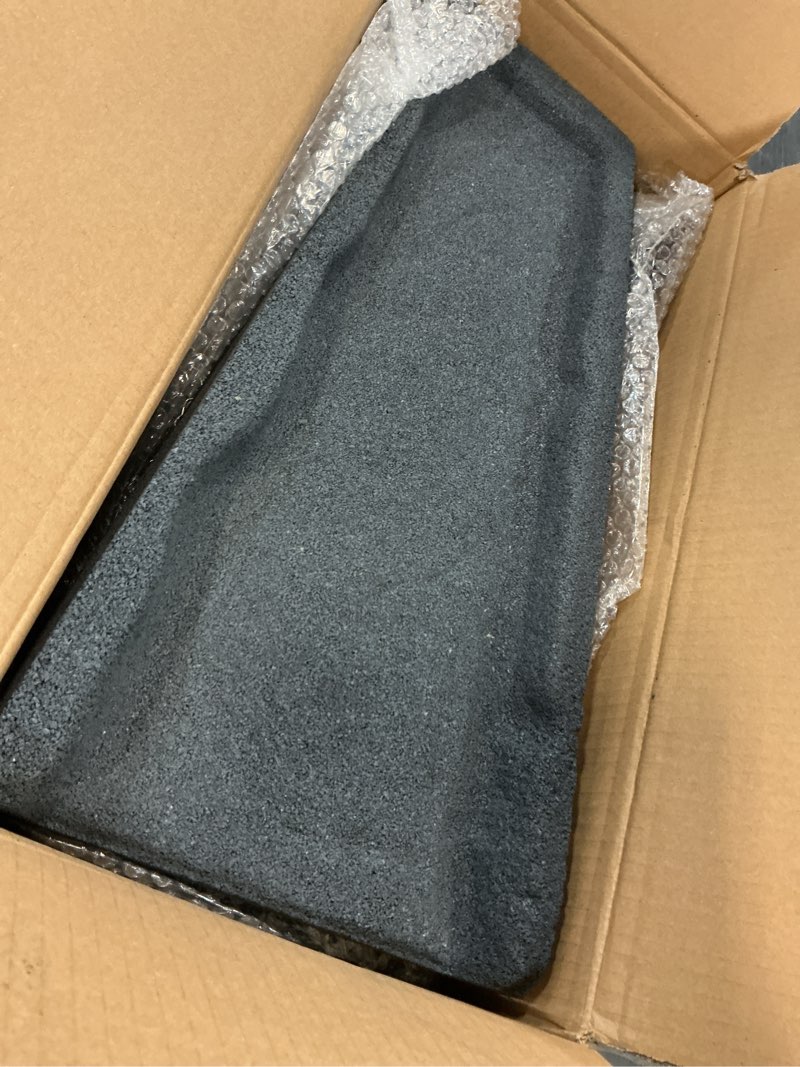 Condition photo showing Good Condition for 2 pack rubber downspout splash block rain gutter down spout drain trays gray gray 2