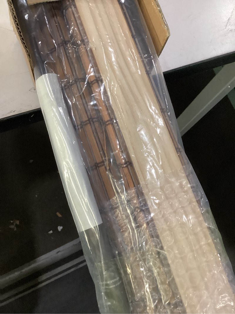 bamboo shades 29.5”w x 48”h