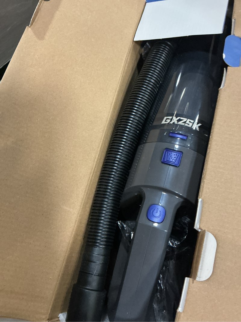 Condition photo showing Good Condition for handheld vacuum cordless, 15000pa strong suction hand held car vacuum cleaner rechargeable, portable hand vacuum with multi-nozzles & washable filter for home office, car, pets gray & deep blue