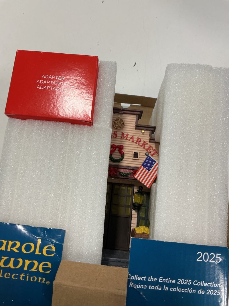 Condition photo showing Good Condition for Carole Towne Farmer's Market Lighted Musical Building