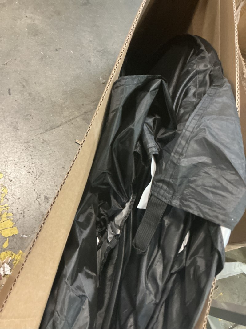 Condition photo showing As Is for ropoda pop up tent 83inches x 48inches x 48inches, upgrade privacy tent, porta-potty tent includes 1 removable bottom, 8 stakes, 1 removable rain cover, 1 carrying bag black