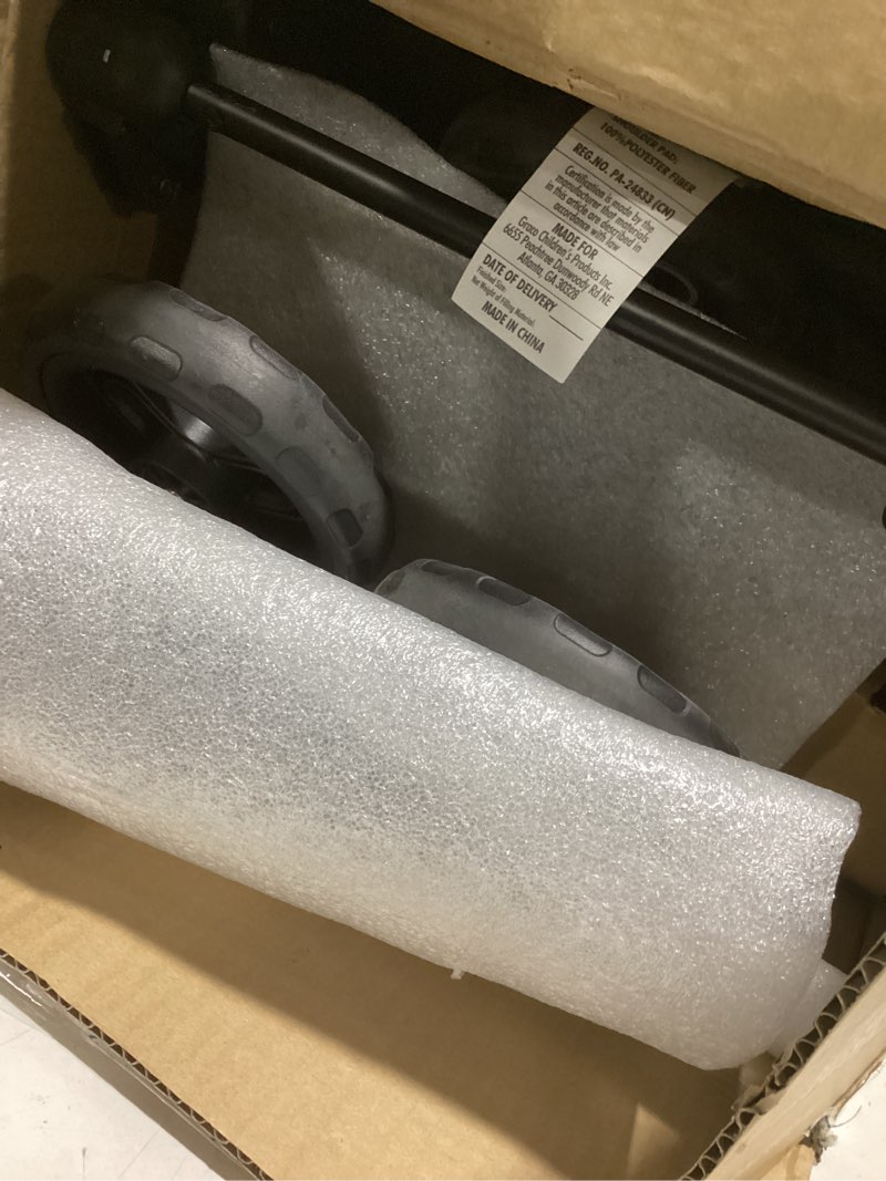 Condition photo showing As Is for Graco Ready2Jet Compact Stroller – Overhead Friendly Compact Travel Stroller with Automatic Fold, Ki