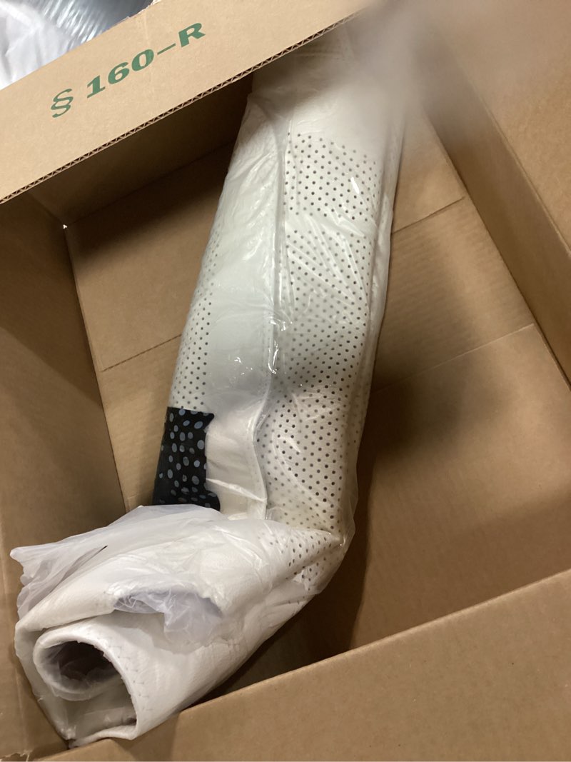 Condition photo showing Good Condition for nappa leather car front seat covers for 2025 2026 tesla model y/3 highland/juniper breathable perforated all-season universal bottom seat protectors for tesla accessories, 1pack, white