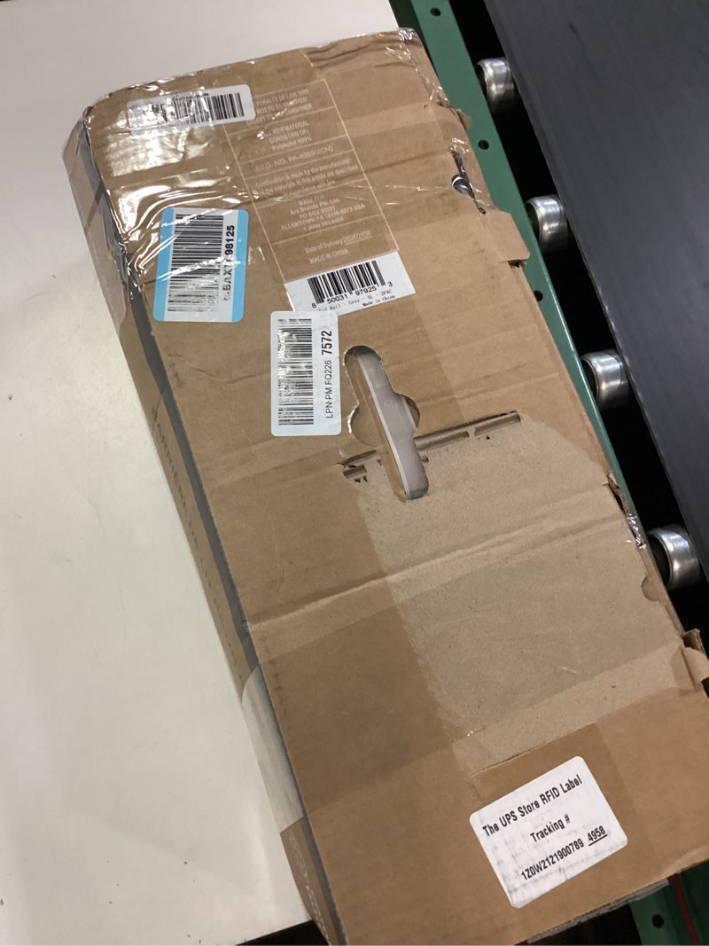 Condition photo showing New/Like New for comfybumpy 2-pack bed rail for toddlers 55.5" l x 19.5" h | toddler bed rails for twin, full, queen & king mattress size | swing down rail guard | mattress side rail for kids | gray grey 55.5”l x 19.5”h | 2-pack