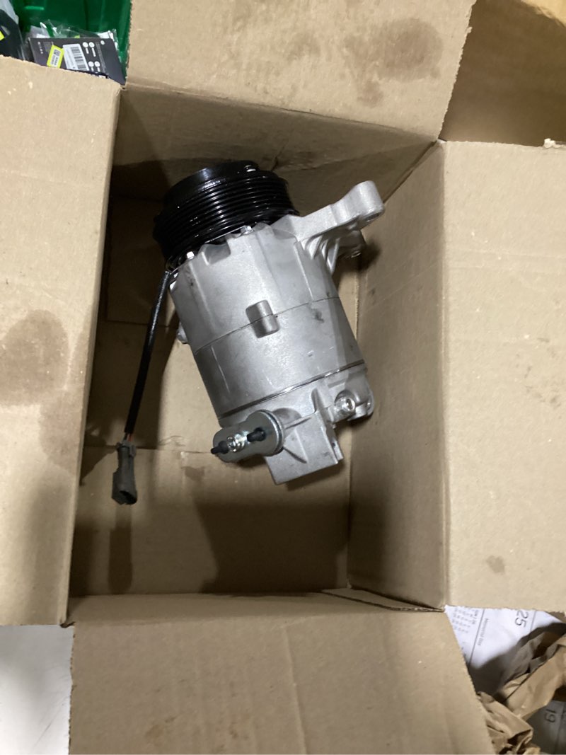 Condition photo showing As Is for wflnhb ac compressor and a/c clutch, a/c ports 7 grooves replacement for nissan maxima 3.5l 2009-2014 replacement for murano 3.5l 2009-2014 co 11319c