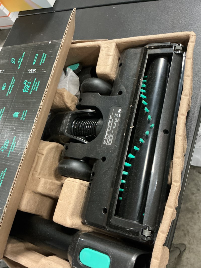Condition photo showing As Is for wyze cordless vacuum s