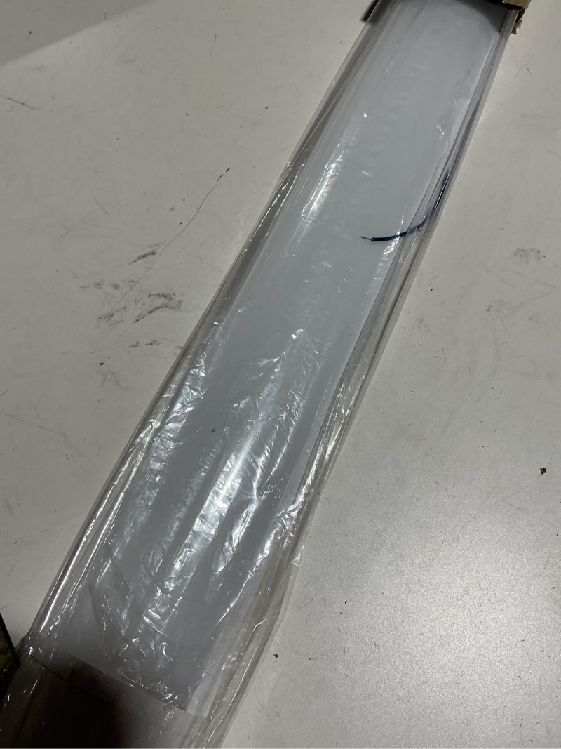 Condition photo showing Good Condition for sararoom 3ft led shop fixture 30w tube, 3600lm, 4000k neutral white, 90cm 35.4inch garage closet ceiling light for office home basement, no plug, no ground wire neutral white 3ft 30w 1pc