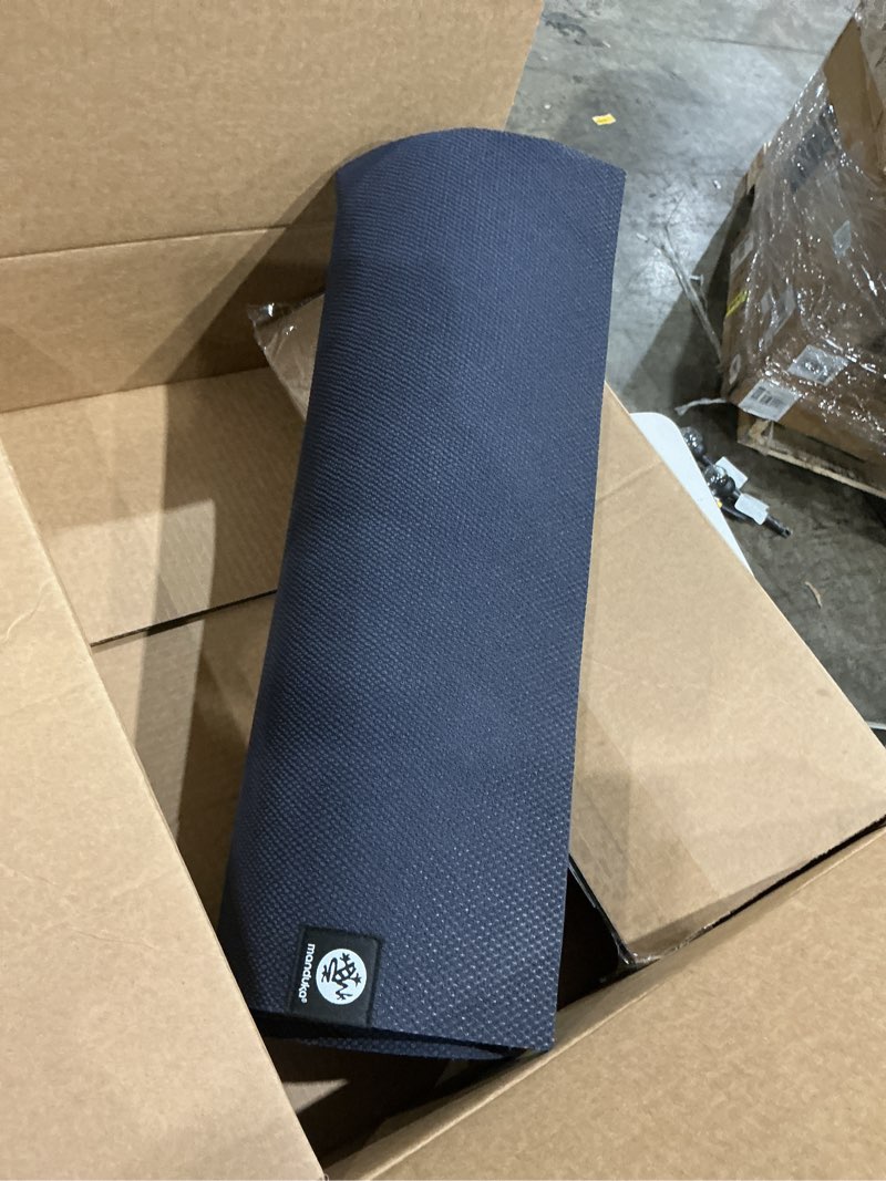 Condition photo showing Good Condition for manduka x yoga mat 71" - 5mm | high performance fitness mat | durable design | yoga, outdoors, stretching | 71 x 24 inches midnight