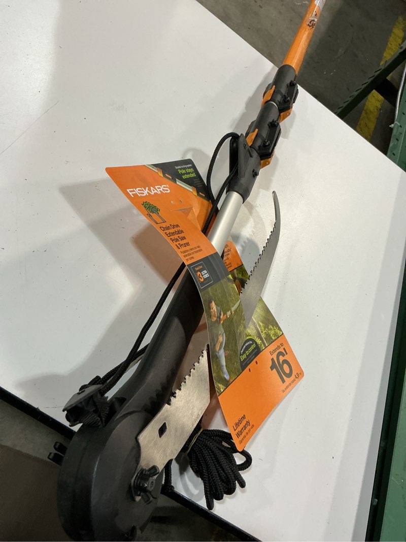 Condition photo showing Good Condition for fiskars 16-ft fiberglass pole pruner