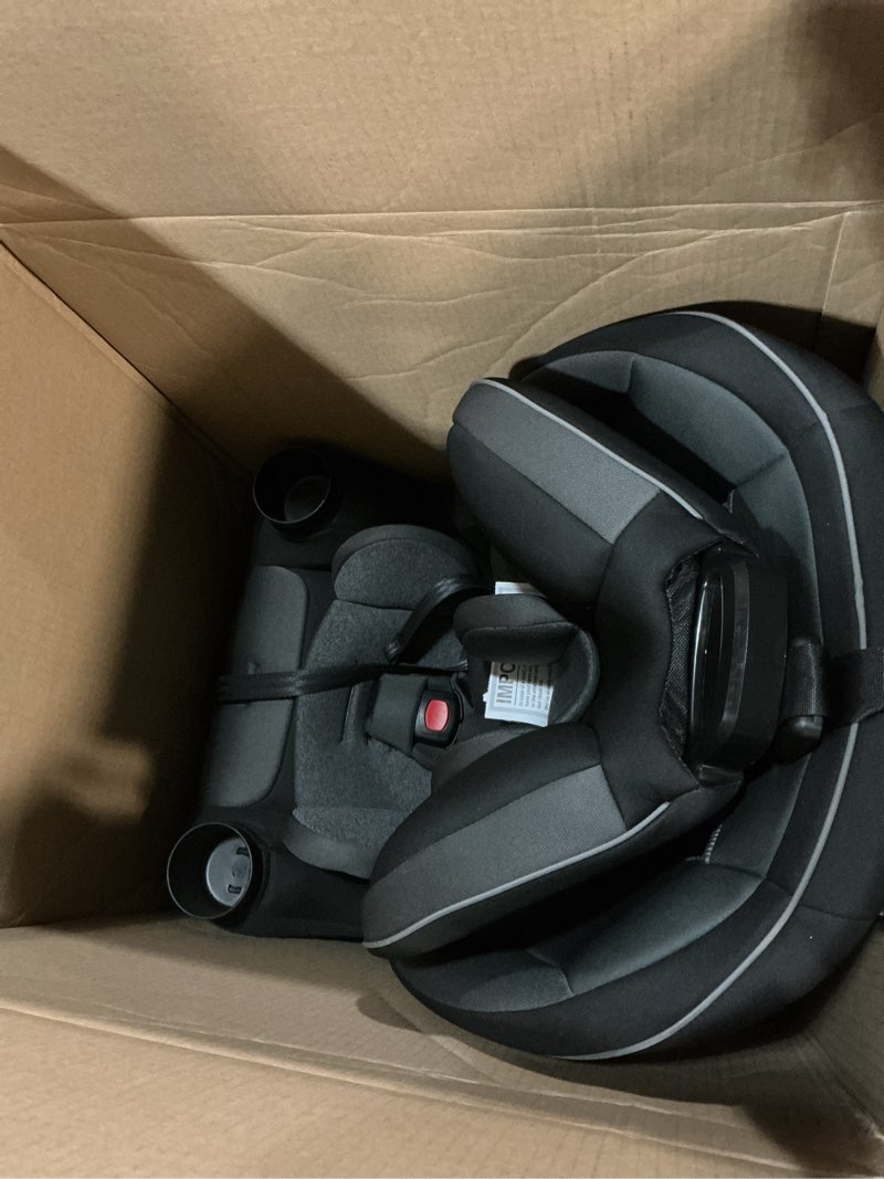 Condition photo showing Good Condition for safety 1st grow and go all-in-one slim convertible car seat, rear facing, 5-40 lbs, forward facing (30–65 lbs), high back booster seat 40-100 pounds, black phantom black phantom original