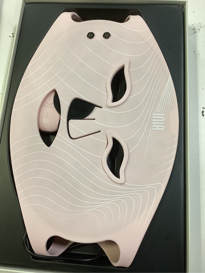 Condition photo showing Good Condition for inia red light therapy mask for face, glow wireless led face mask light therapy with near-infrared red light (nir), rechargeable and ergonomic design for home & travel pink