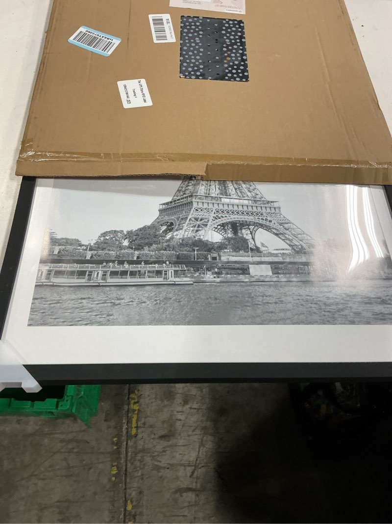 Condition photo showing New/Like New for upsimples 19.7x27.6 puzzle frame, display 18x24in with mat or 50x70cm without, wall hanging 1000 pieces puzzles frames, black, 1 pack black 19.7x27.6