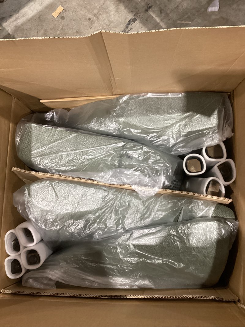 COLAMY Upholstered Dining Chairs Set of 4, Mid Century Modern Kitchen Chairs with Back, Farmhouse Fa