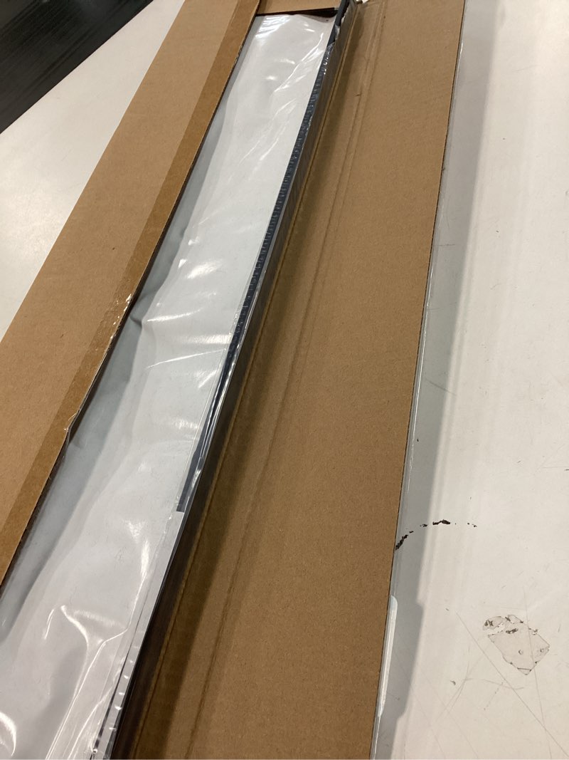 Condition photo showing New/Like New for Adjustable Fireplace Smoke Guard, Fireplace Hood Heat Deflector 6 inches Height, for 28 to 48" Fireplace Hood Heat Shield,Heat Shield for TV Above Fireplace,with Insulation Cotto