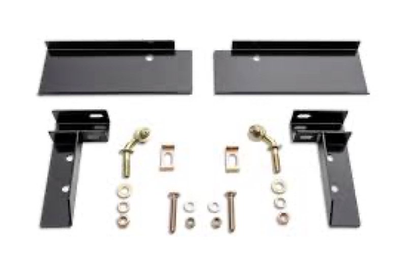realtruck backrack hardware kit for use w/standard bed, black, no drill | 30221 | fits 2017-2022 for