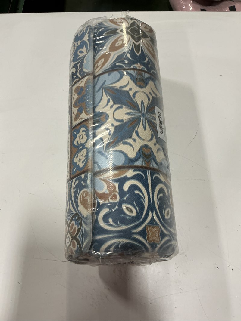 Condition photo showing New/Like New for Kitchen Rugs Non Slip Washable Rubber Kitchen Mats for Floor Set of 2 Cushioned Anti Fatigue Padded Kitchen Floor Mats for Standing Long Under Sink Mats Waterproof for Kitchen Laundry Office Deep Sea