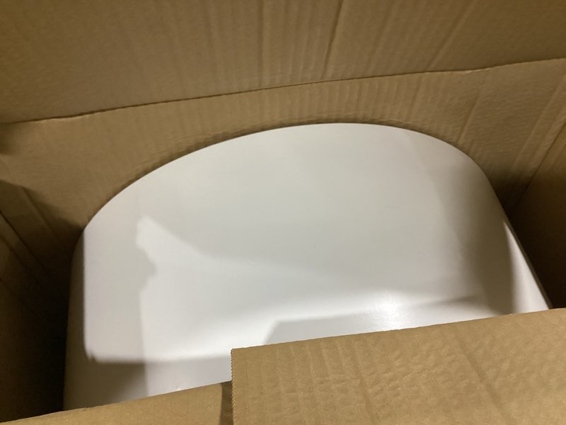 Condition photo showing Good Condition for Mannequin Display Pedestal Stands Bridal Shop Plinth Raiser Stand Party Event Decor Platform Base Tables for Model Comic-con Clothing Store Boutiques(19.7x7.9in,Round,White) 19.7x7.9in Round White