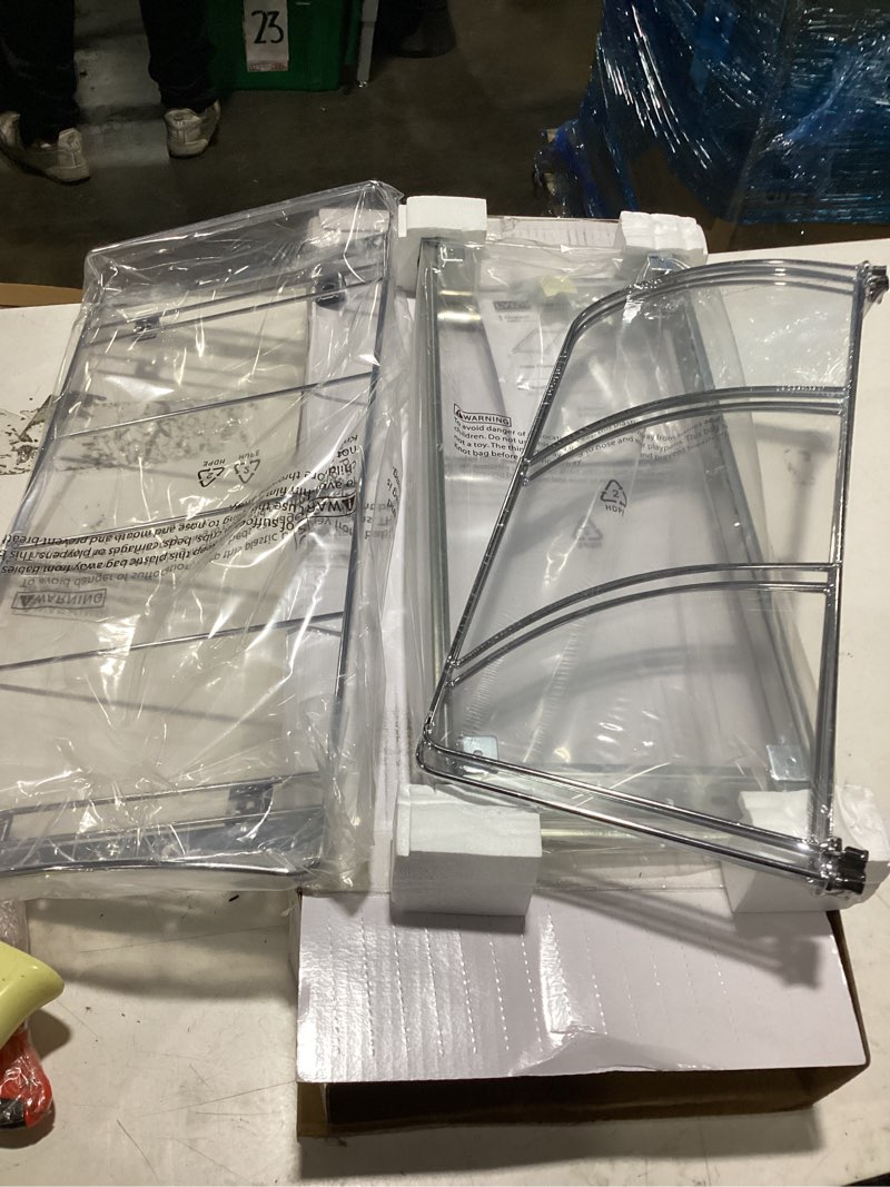 Condition photo showing Good Condition for lynk professional® slide out cutting board, bakeware, and tray organizer - lifetime limited warranty - pull out kitchen cabinet organizer - 10 inch wide x 21 inch deep - chrome