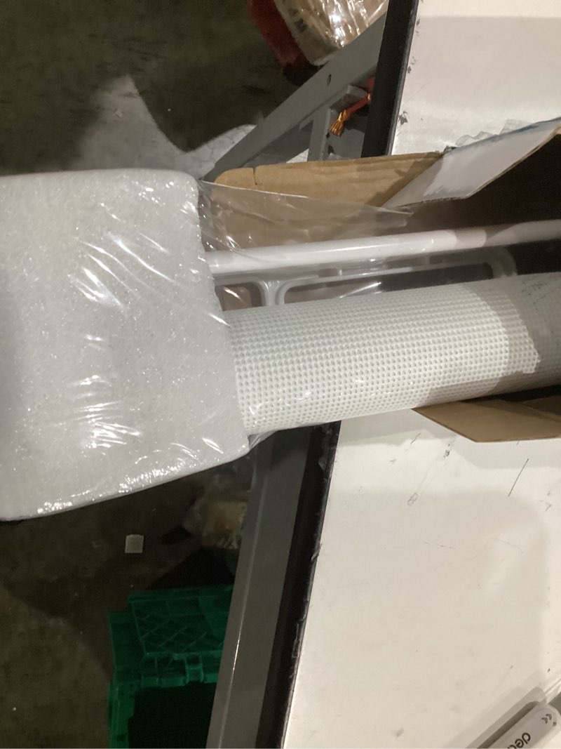 Condition photo showing New/Like New for retractable baby gates no drilling, probebi retractable dog gate for the house extends to 54" wide 33" tall, gates for baby indoor, stair gate for outdoor, staris, hallways, doorways, deck, porch a-white 33" tall x 54" wide-no drilling