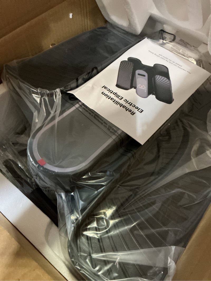 Condition photo showing New/Like New for Under Desk Elliptical Machine for Senior Mini Elliptical Leg Exerciser with Remote Quiet Portable Electric Seated Foot Pedal Exerciser for Home Office