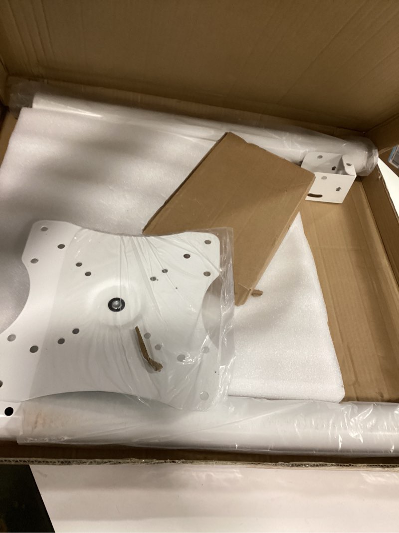 Condition photo showing Good Condition for Small Mobile TV Stand for Most 10-48 Inches TV,Rolling TV Cart with Height Adjustable,±10° Tilt, 360°Swivel, ±30°Leveling,Max VESA 200X200mm,for Live Streaming,Home,Office (Style 1) Black, without tray